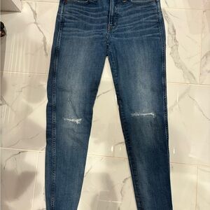 Madewell Dark Blue Skinny Jeans
